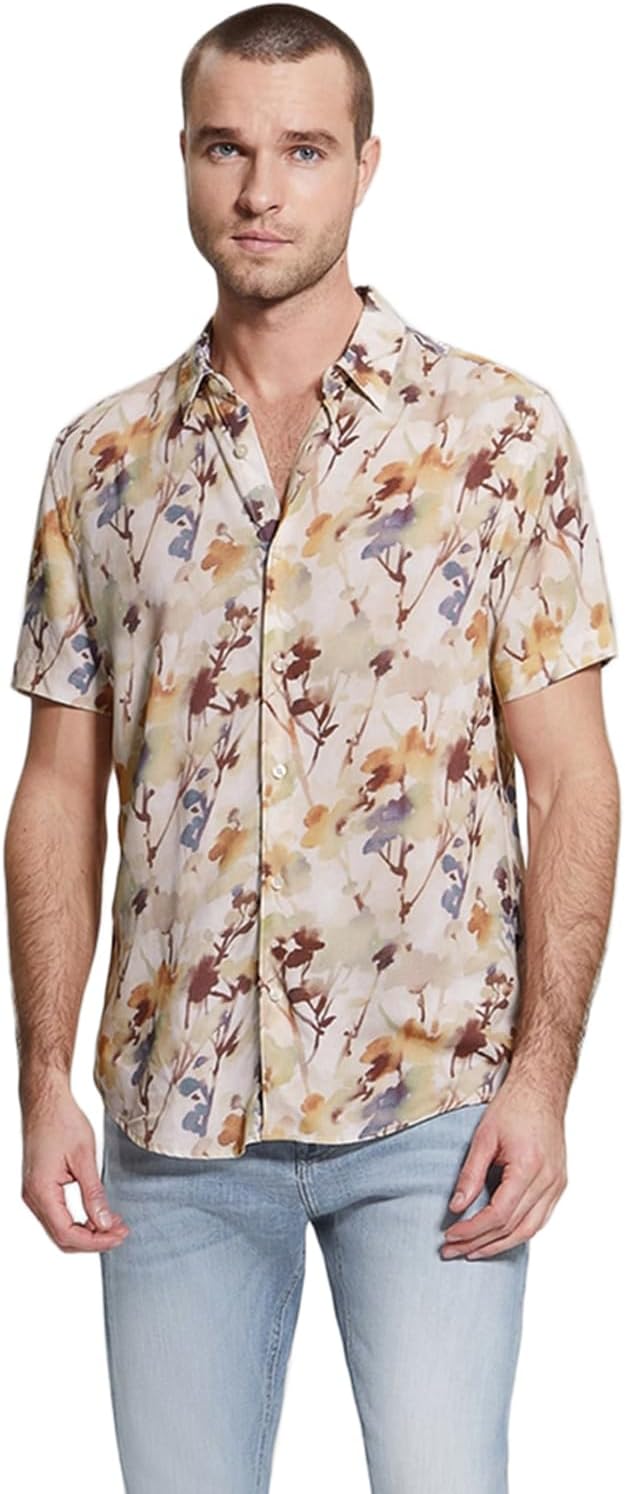 

Рубашка мужская GUESS Eco Rayon Desert Poppy