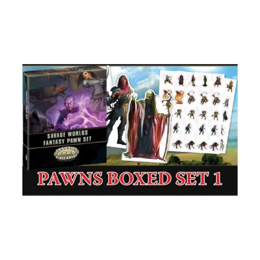 

Бокс-сет Fantasy Pawn Set #1, Savage Worlds - Adventure Edition