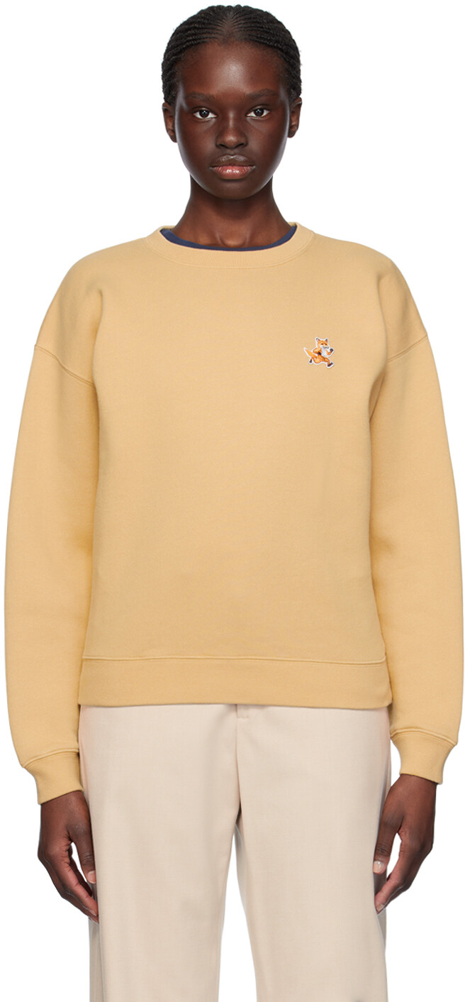 

Светло-коричневый свитшот Speedy Fox Maison Kitsune