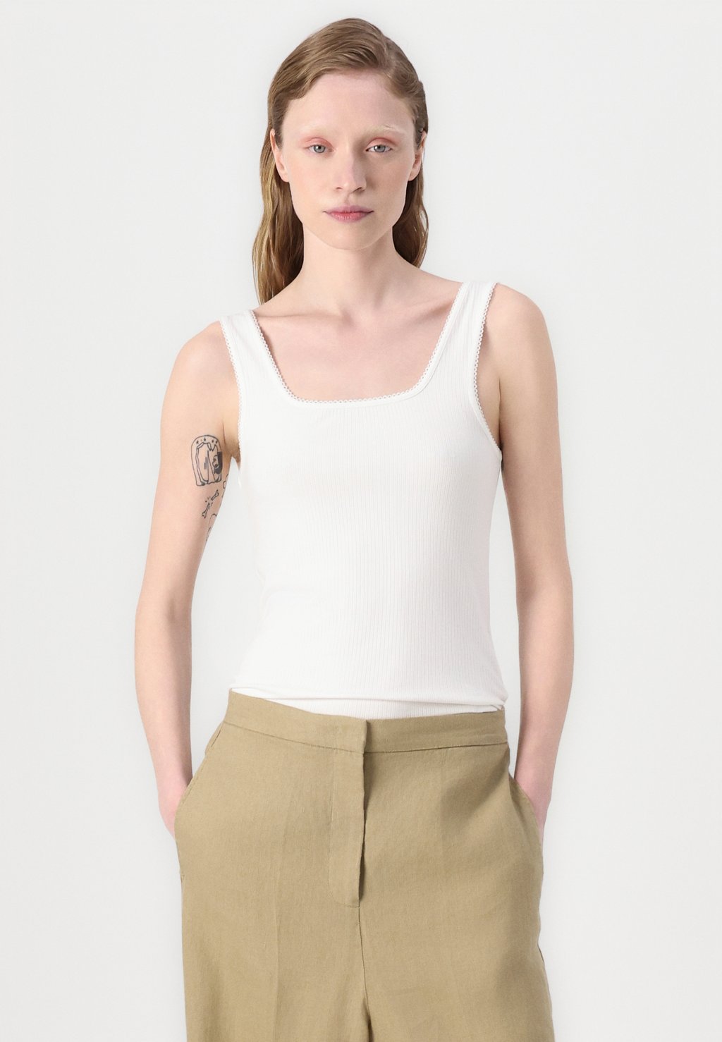 Брюки TAILORED STRAIGHT PANT Tommy Hilfiger, коричневый — фото 4