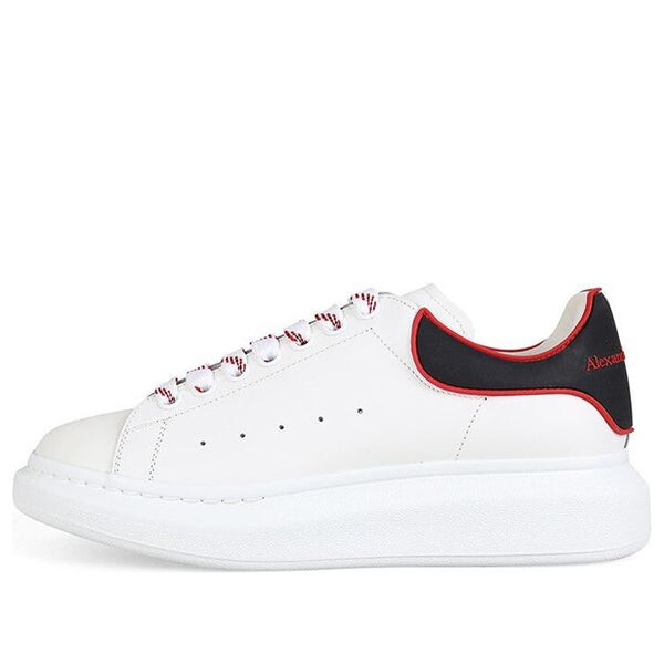 

Кроссовки oversized sneaker 'white black red outline' Alexander Mcqueen, белый