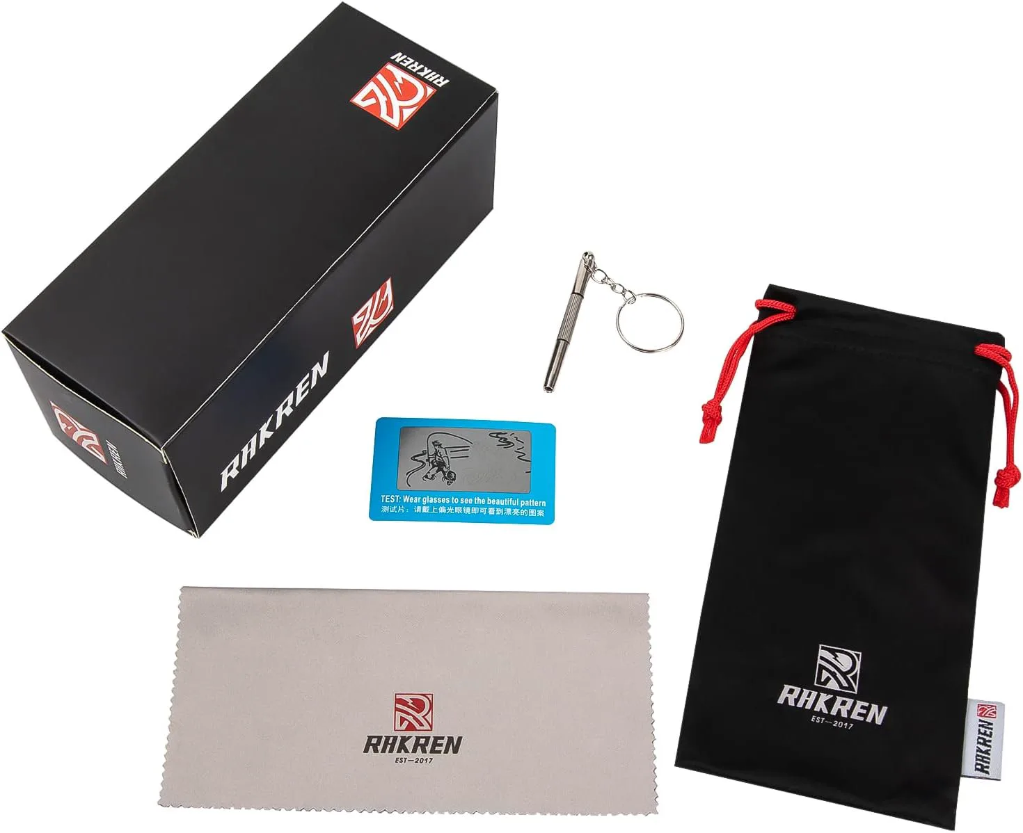 

Квадратные поляризованные солнцезащитные очки RAKREN для мужчин и женщин, классические очки для рыбалки, вождения и спорта, 100% защита от УФ-излучения, R731 B2