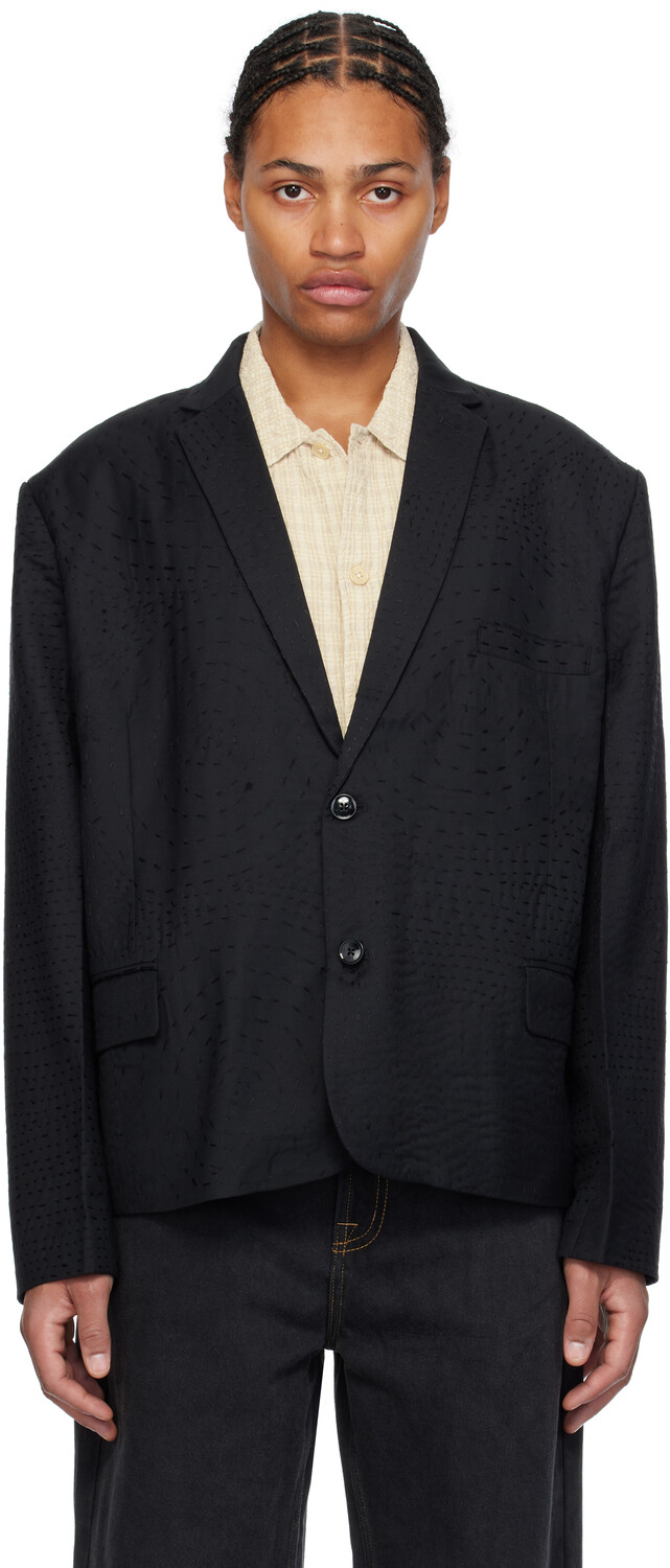 

Вышитый укороченный блейзер Glass Cypress