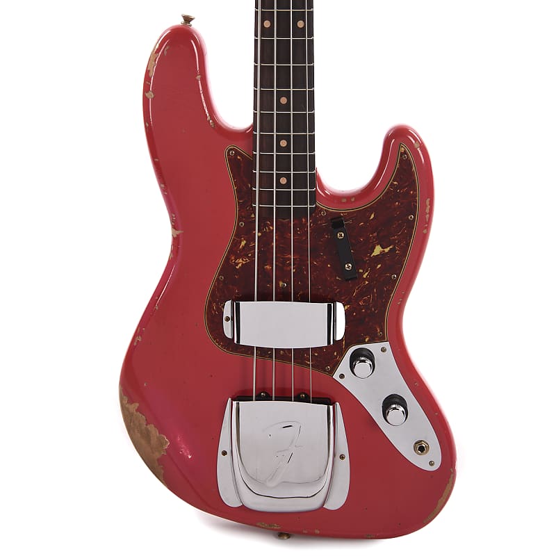 

Басс гитара Fender Custom Shop 1960 Jazz Bass Heavy Relic Super Dirty/Super Aged Dakota Red w/Painted Headcap