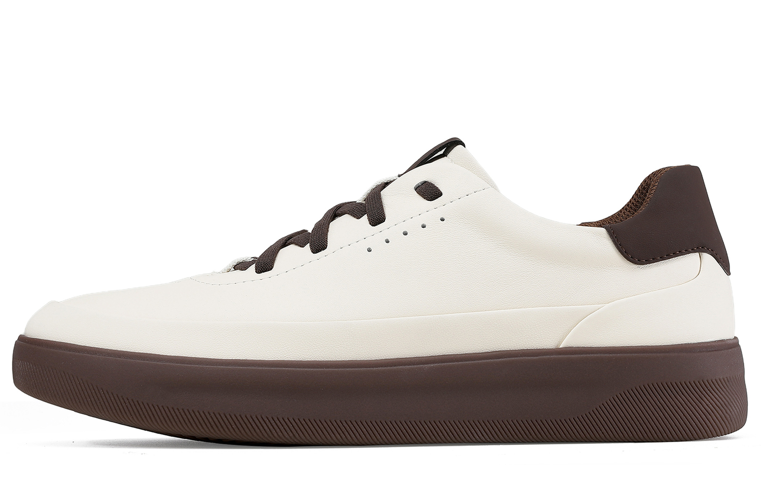 

Скользостойкие износостойкие скейтерские кроссовки men's Desai, белый коричневый[Fleece-Lined]