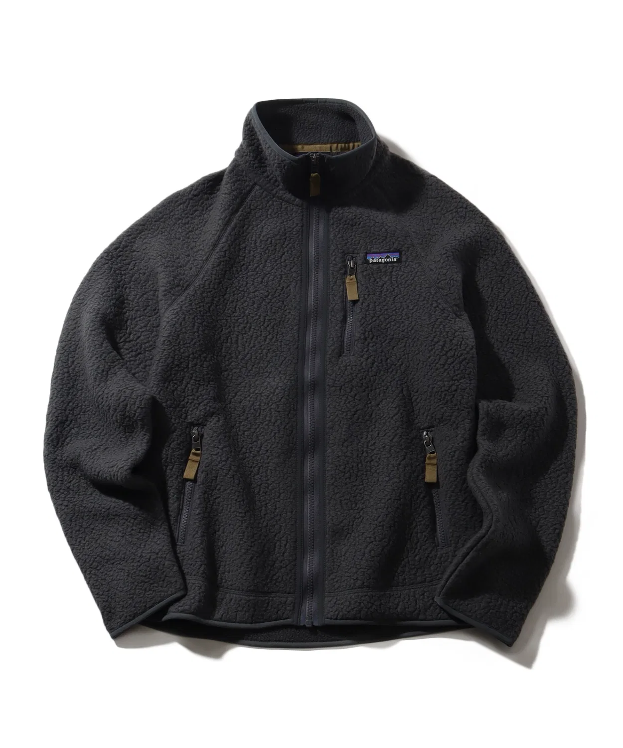 Флисовая куртка Patagonia Retro Pile Jacket, переработанный полиэстер, чёрный — фото 3