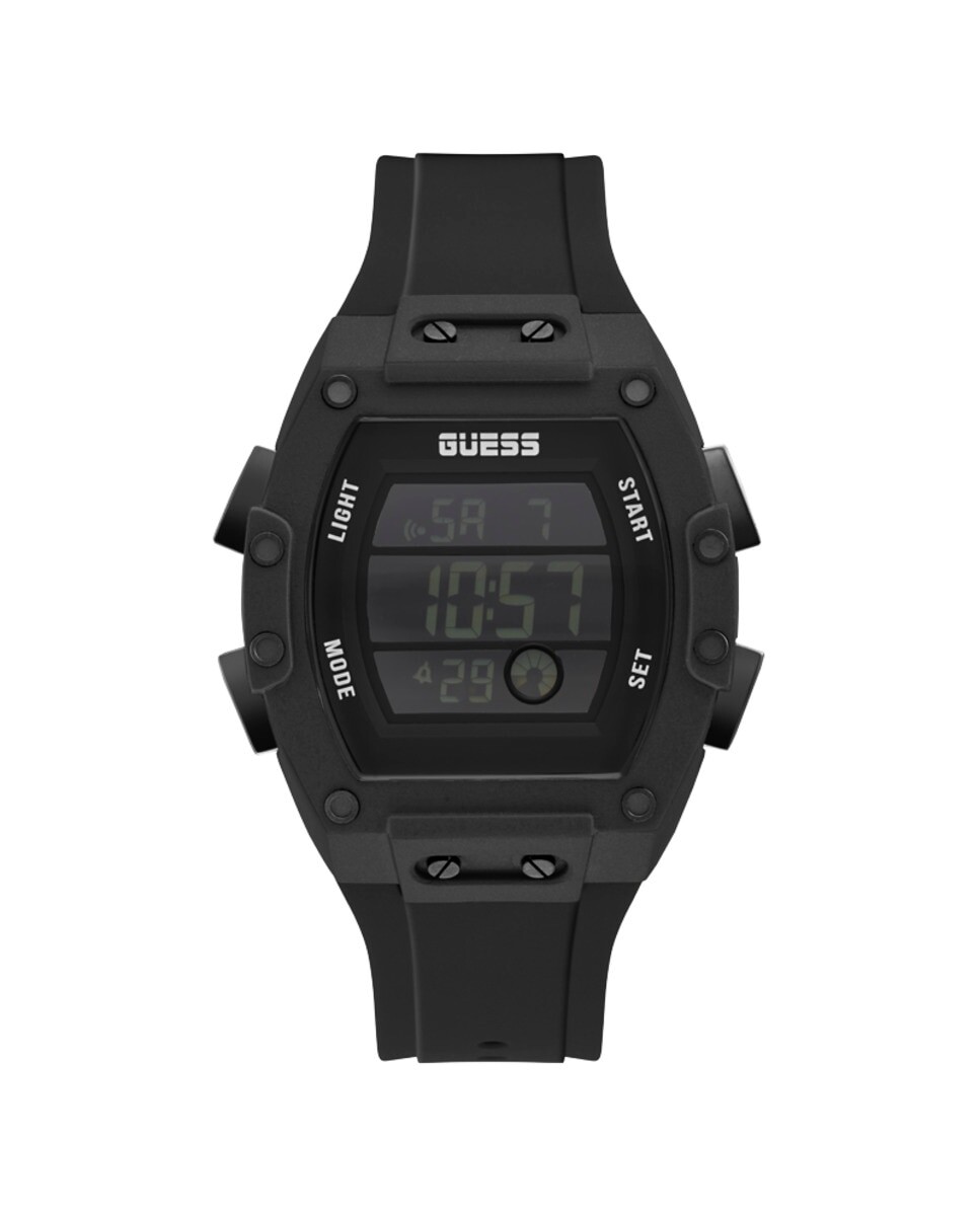 

Мужские часы Phoenix GW0340G4 из силикона и черного ремешка Guess, черный