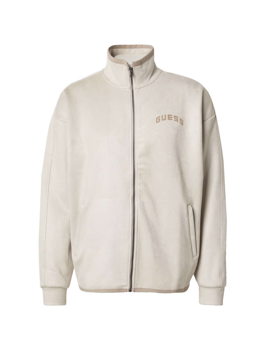 

Спортивная толстовка с капюшоном на молнии GUESS Shiro, светло-бежевый