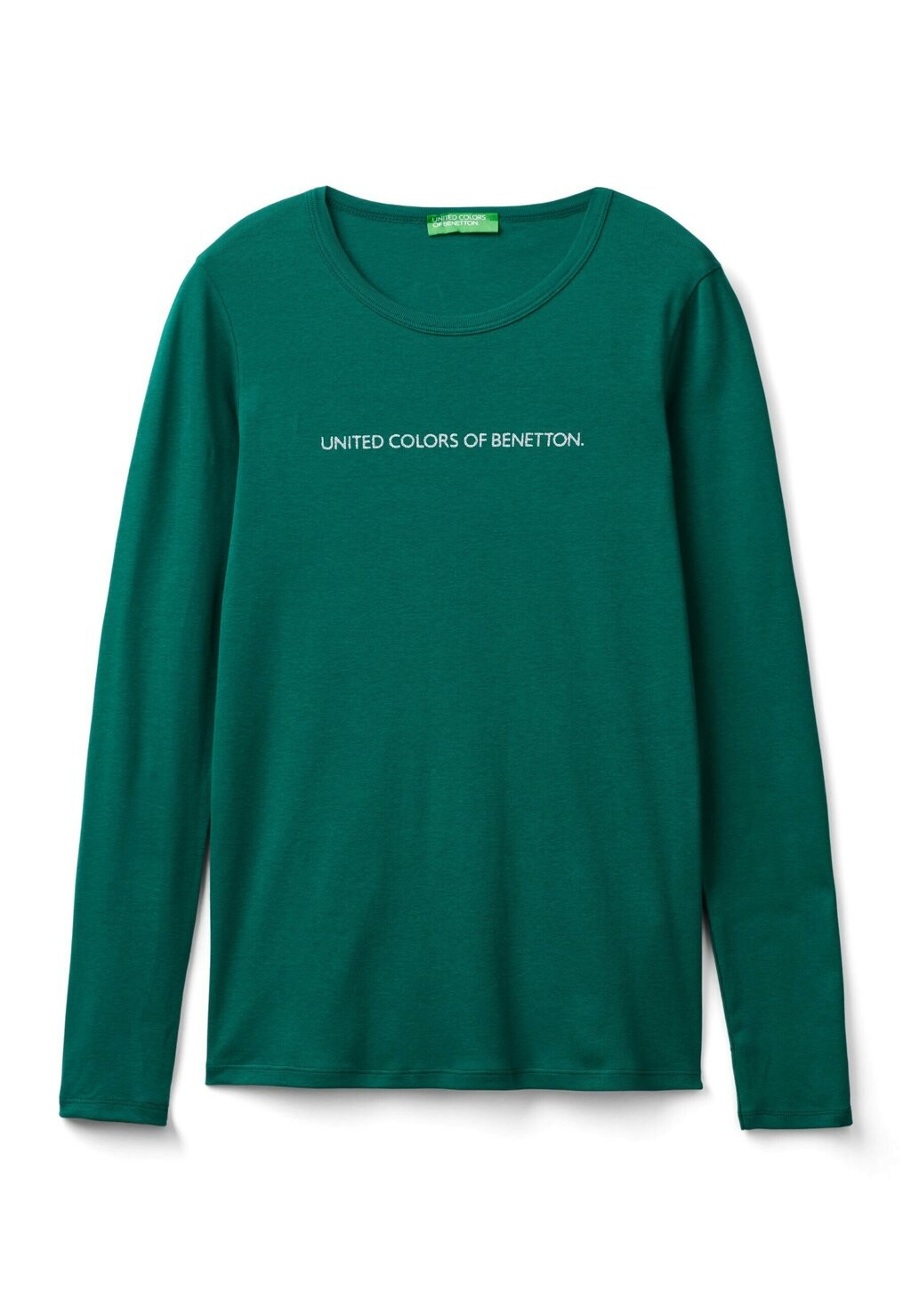 

Топ с длинными рукавами United Colors of Benetton, зеленый