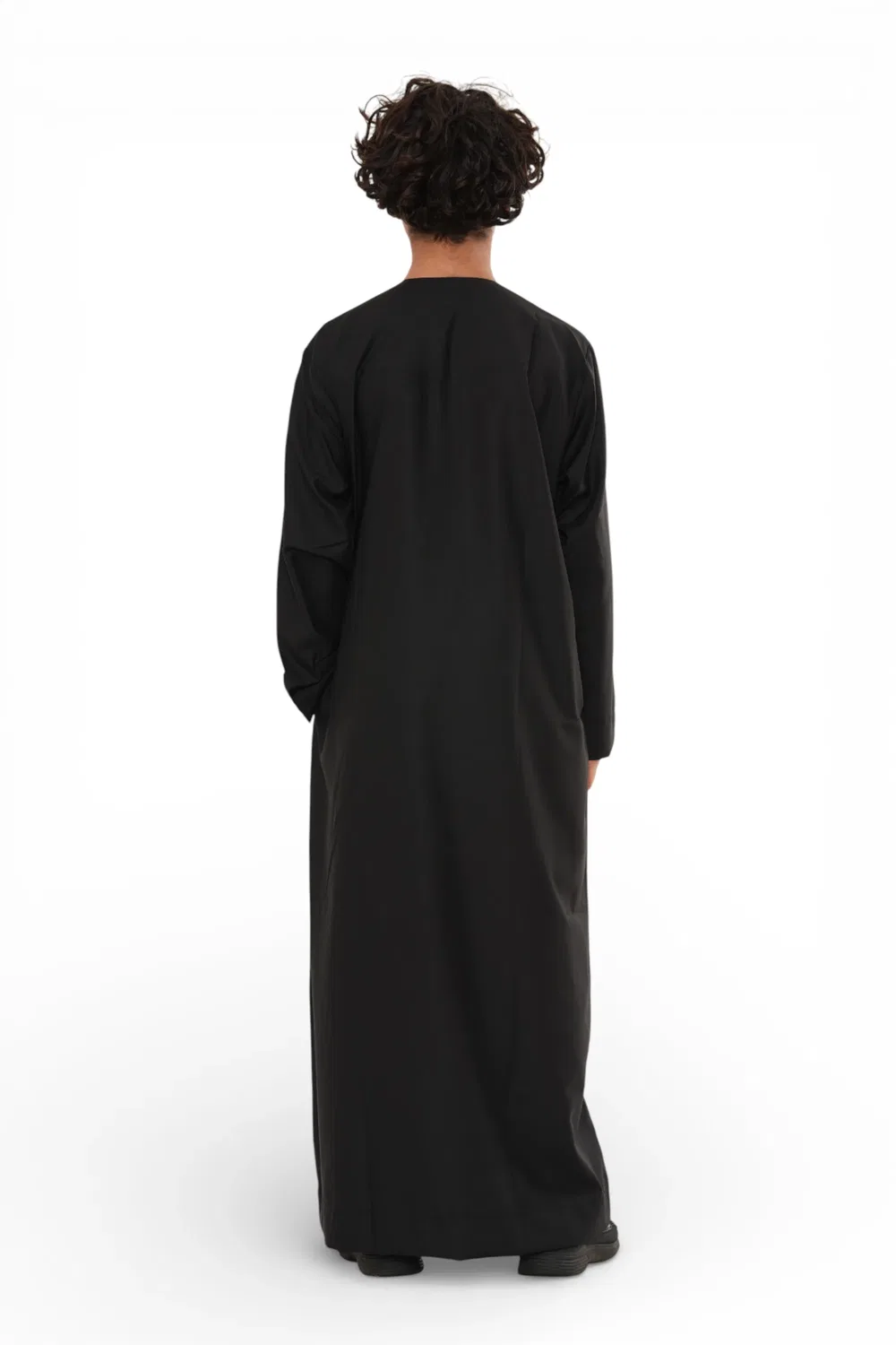 Arabic Thobes Детский черный марокканский халат для мальчиков Ид Джеллаба Рамадан Ид Джубба - K-HM10 — фото 4