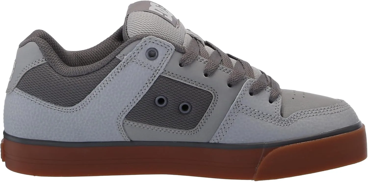 Мужские кеды DC Mens Pure Low Top с низким верхом на шнуровке для повседневного ношения и скейтбординга DC Shoes — фото 4