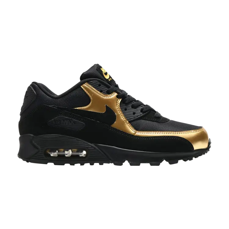 

Кроссовки Nike Air Max 90 Essential 'Black Gold', черный