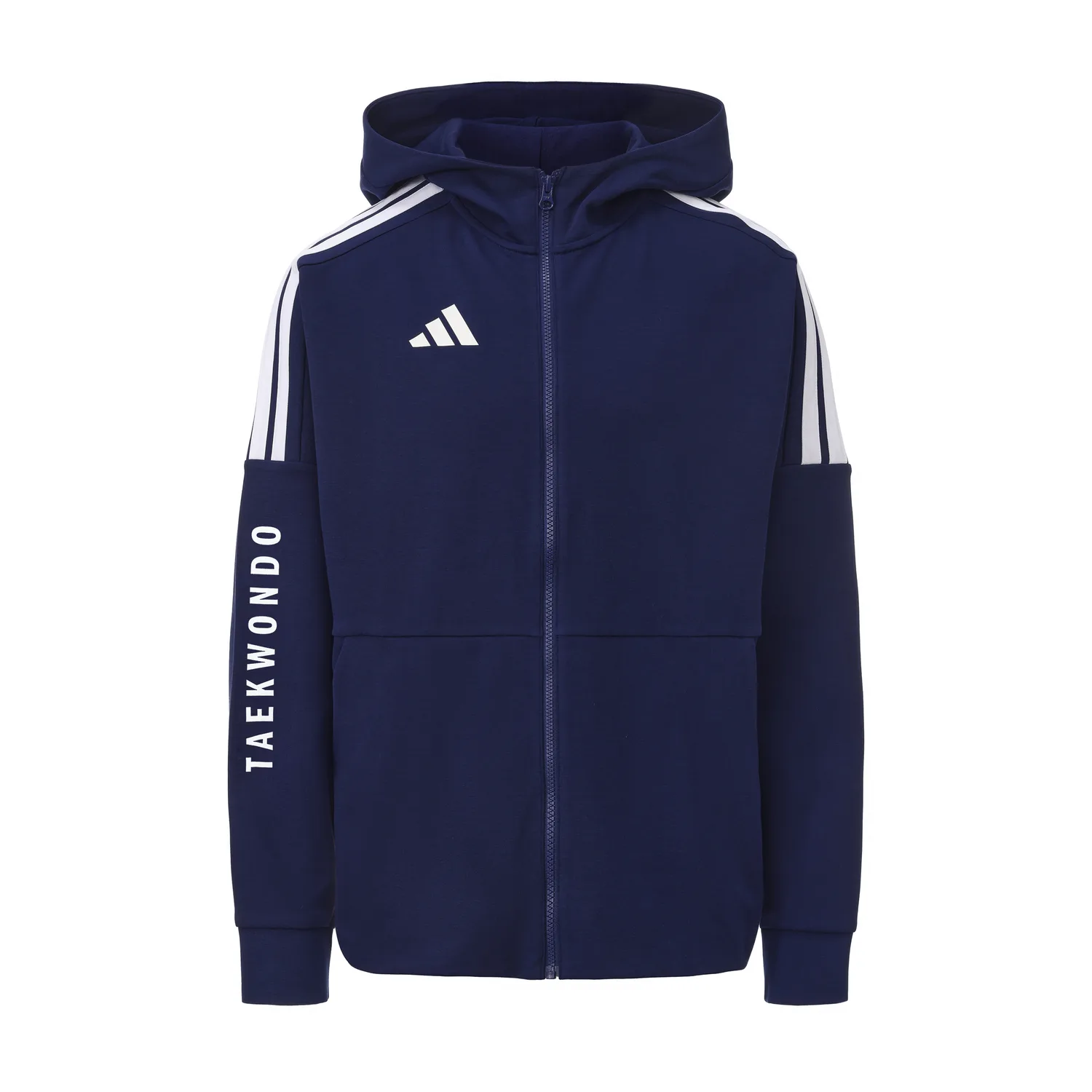Adidas Куртка унисекс темно-синего цвета