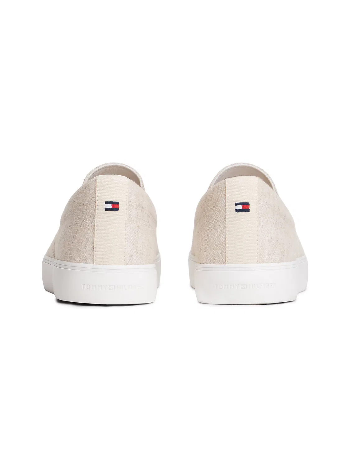 Слипоны Tommy Hilfiger, Ecru — фото 4
