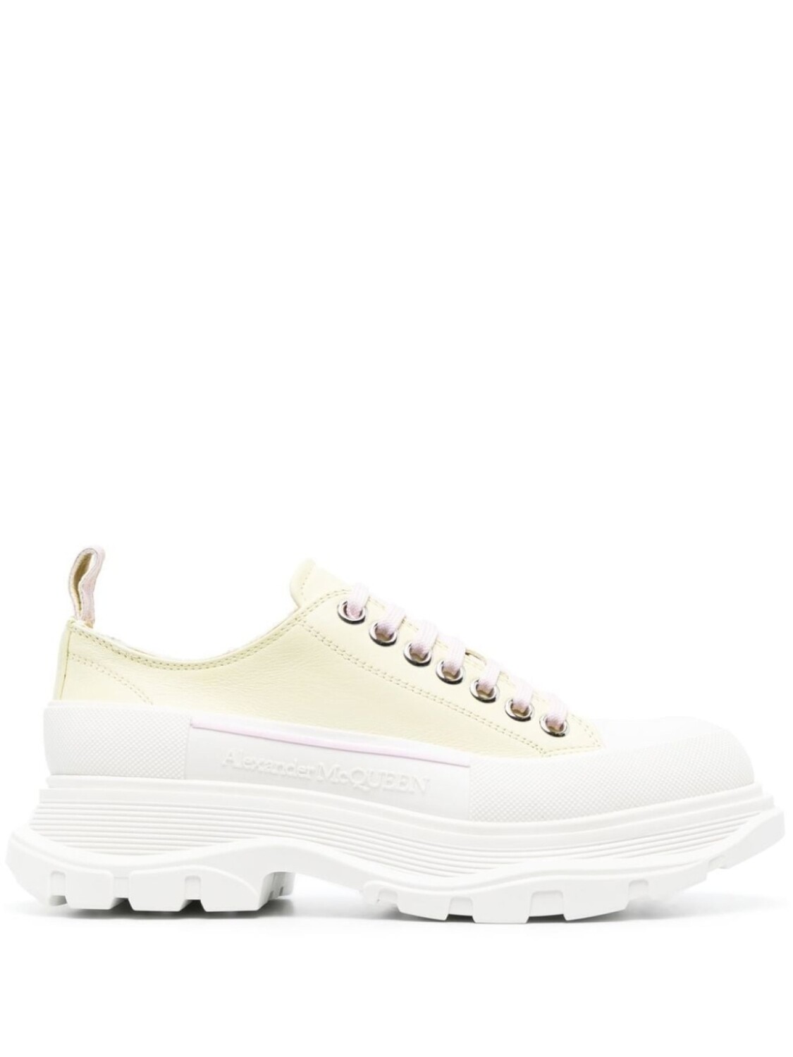 

Alexander McQueen массивные кроссовки Tread Slick, желтый