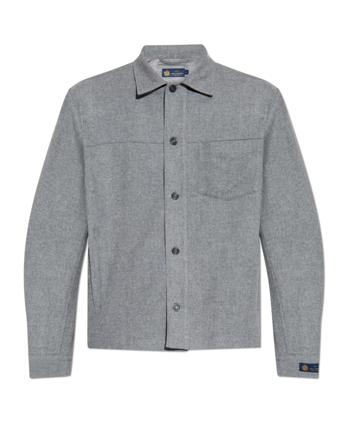 

Шерстяная рубашка Paul & Shark, серый