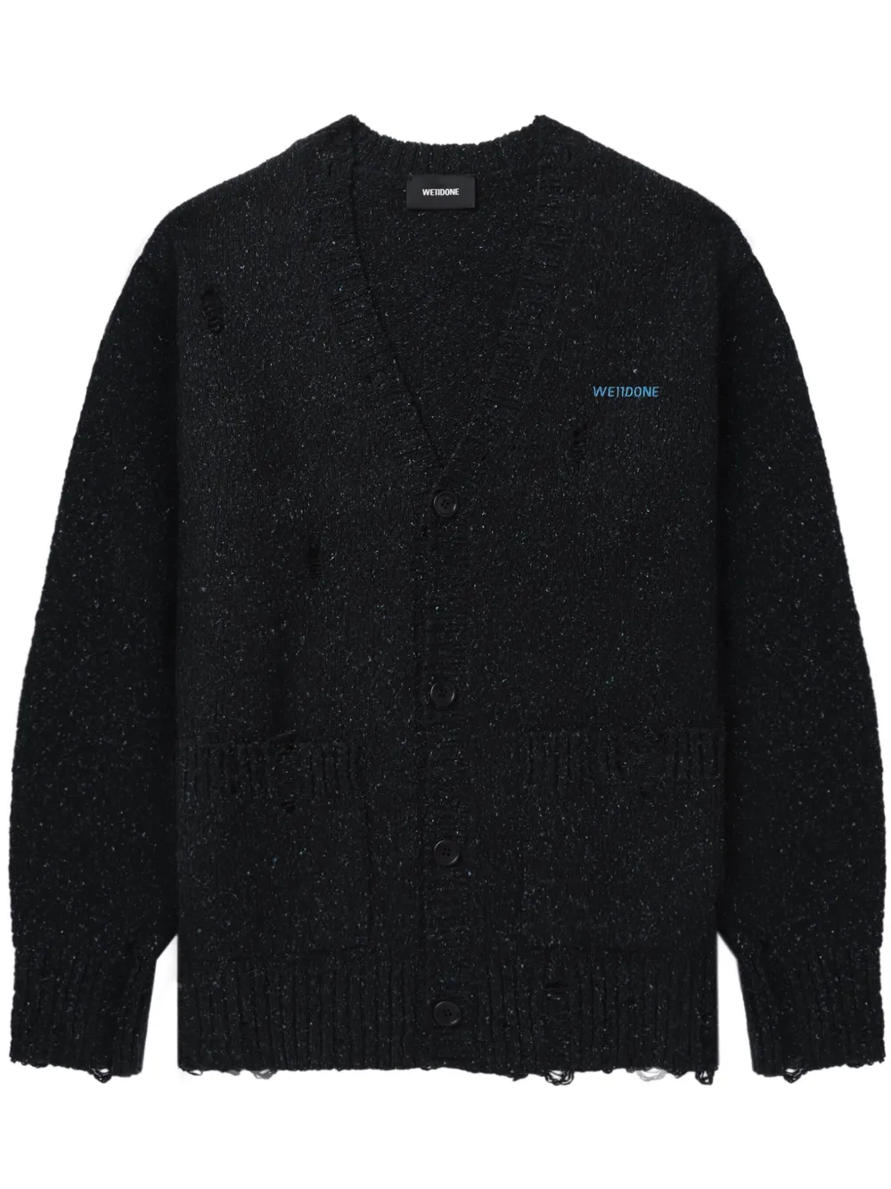 

Кардиган с люрексом We11done, черный