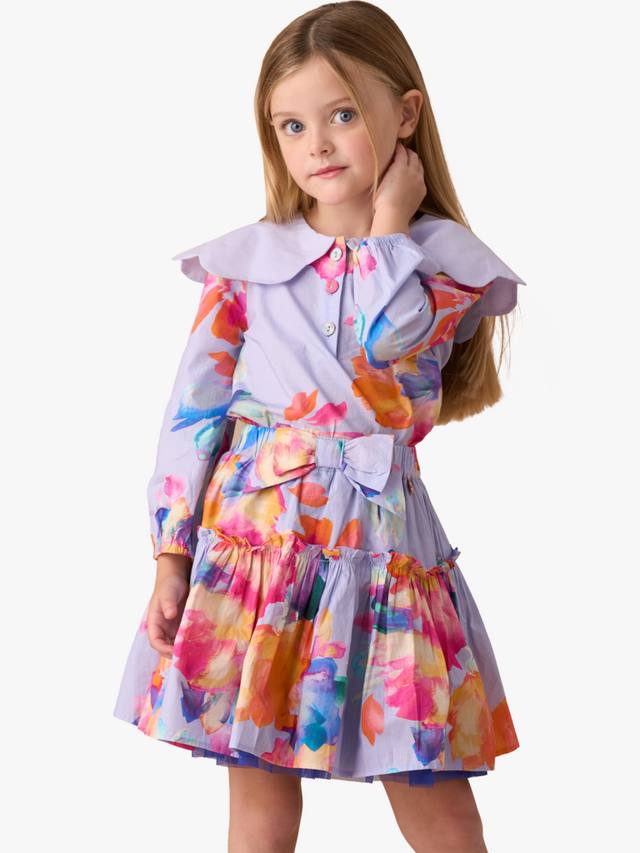 

Детский топ с воротником-пелериной Angel & Rocket, Blue