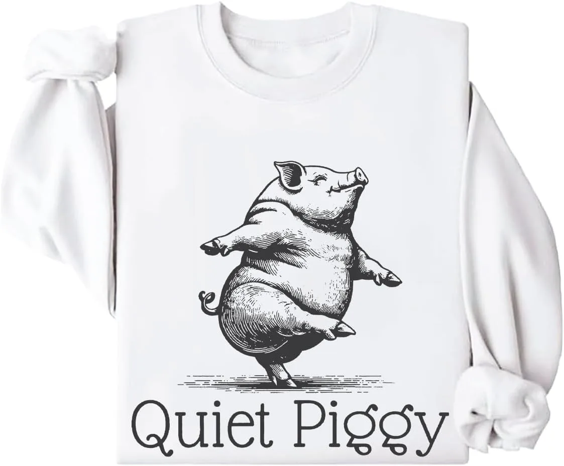 

Толстовка Quiet Piggy с длинными рукавами