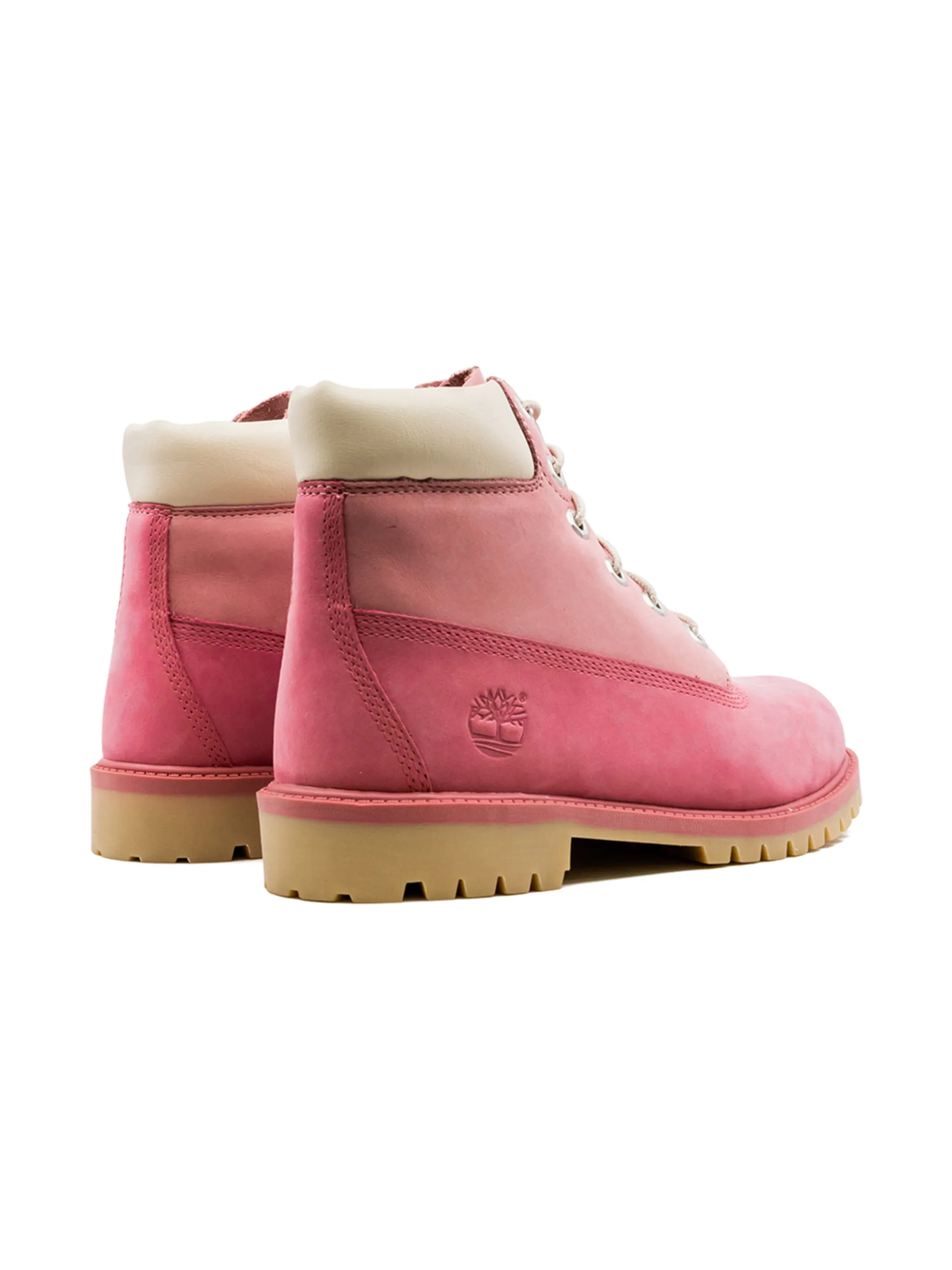Ботинки на шнуровке Timberland Kids, розовый — фото 3