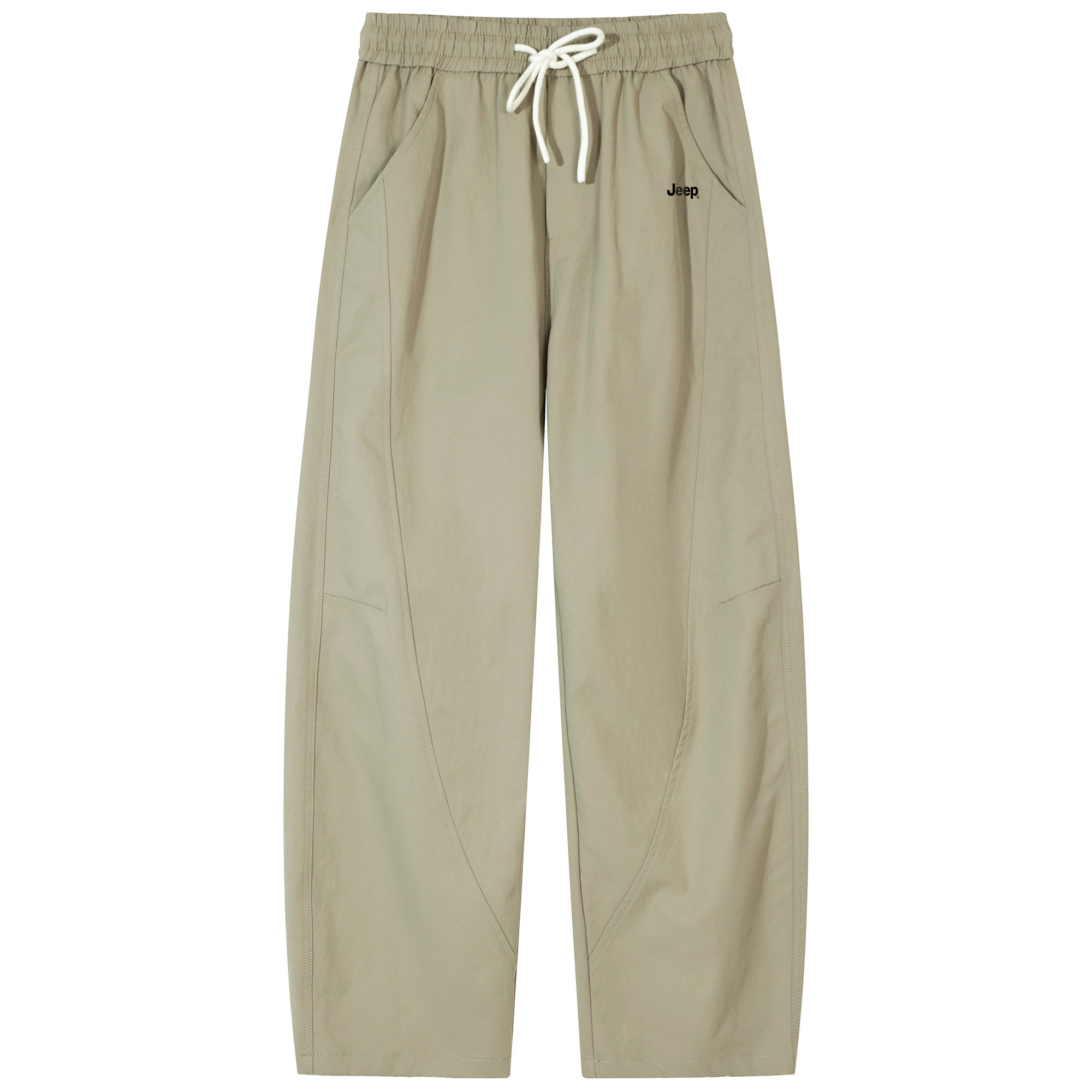 

Повседневные брюки Unisex Moderate Straight Fit Jeep, хаки