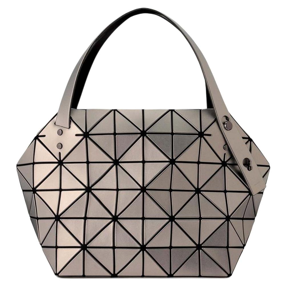 

ISSEY MIYAKE Бостонская полиэстеровая мини-сумочка женская серебристая