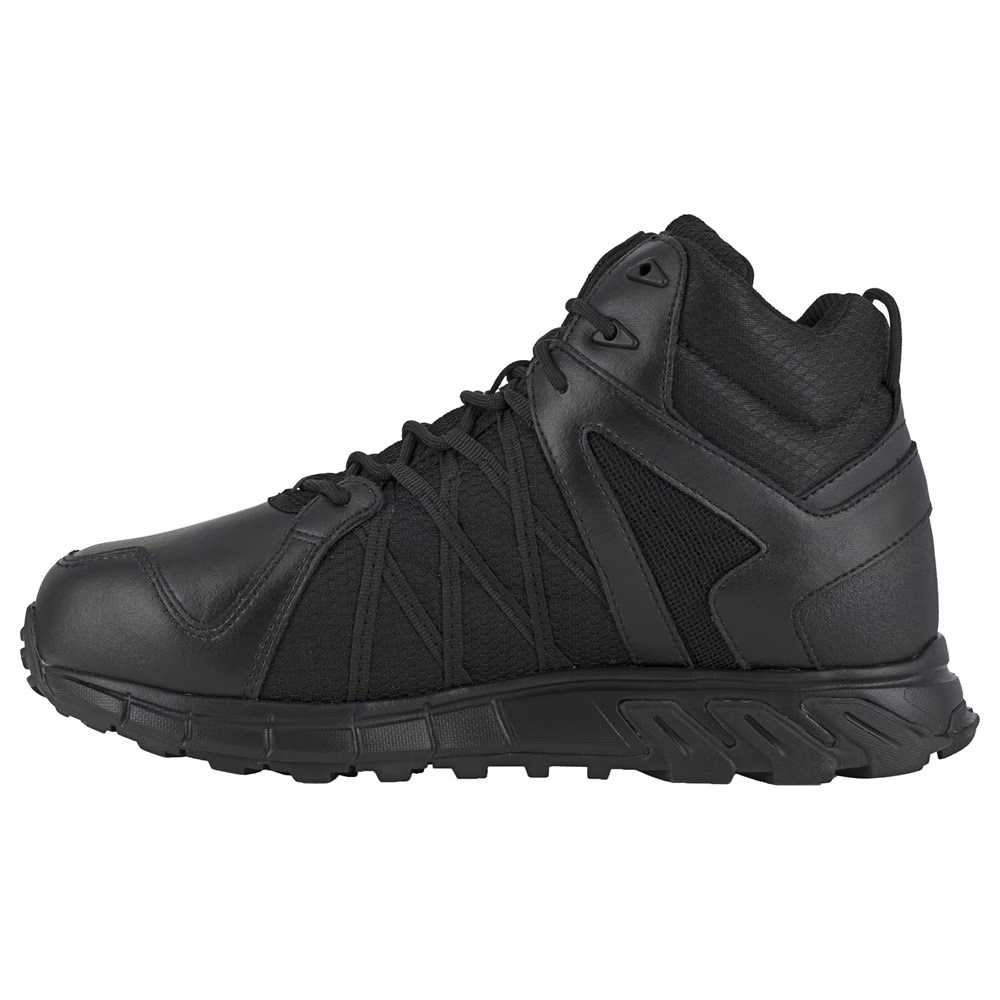 Рабочий ботинок с защитным композитным носком Trailgrip Reebok Work, black leather — фото 3