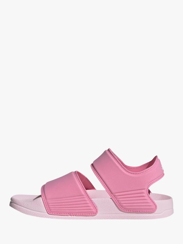 Детские сандалии Adilette с открытым носком adidas, Pink — фото 3
