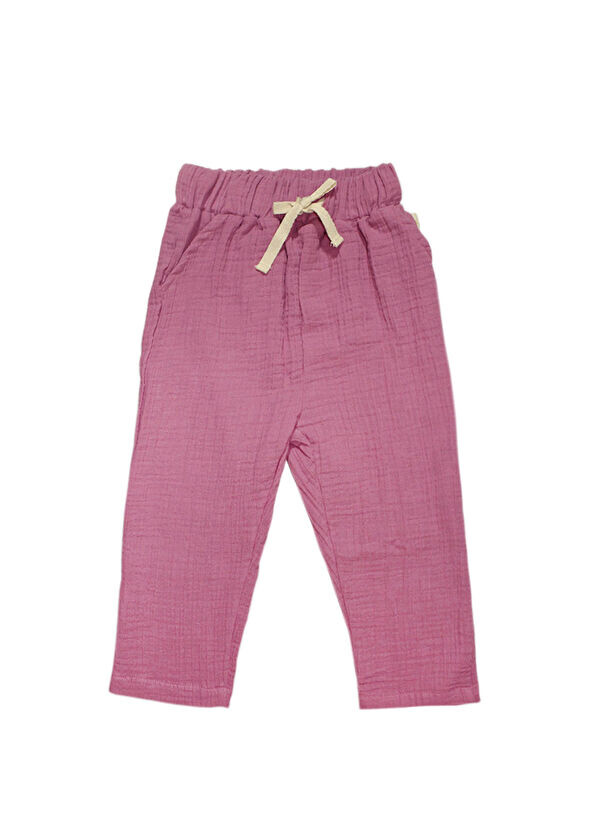 Муслиновые брюки Miela Kids, фуксия