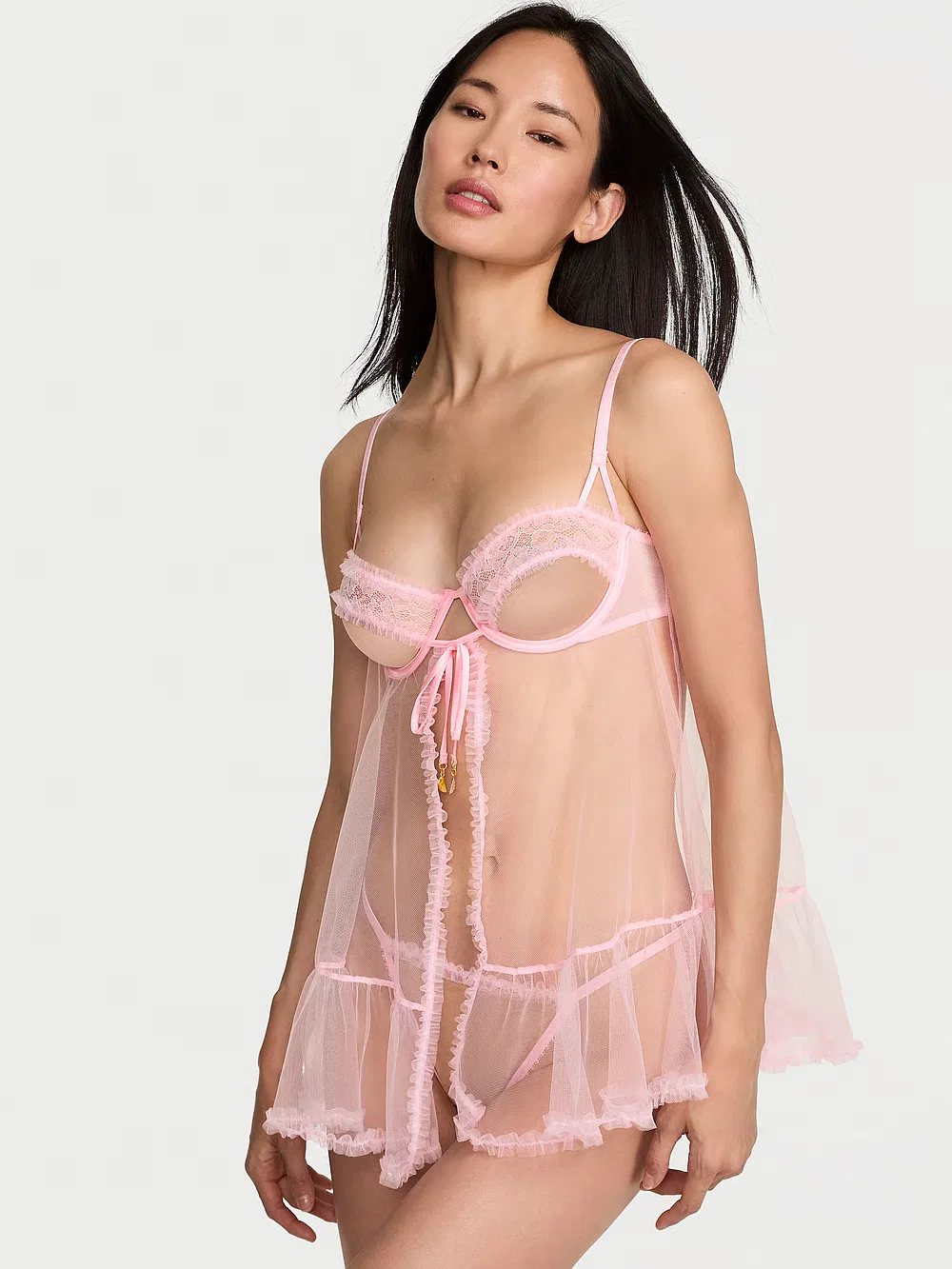 Женский комплект белья Victoria's Secret Tease, розовый