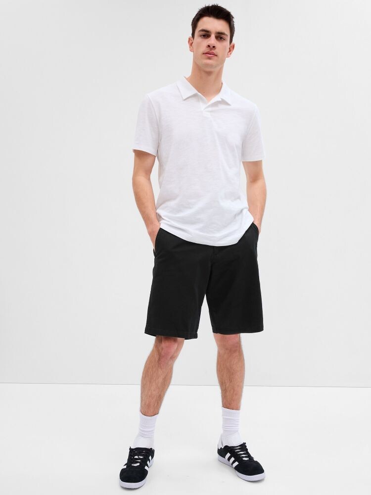 

Шорты с усиленным поясом Gap, черный
