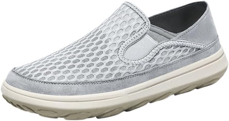 

Модные мужские сетчатые дышащие платформенные кроссовки с легкой и мягкой подошвой Hhhchpm, серый