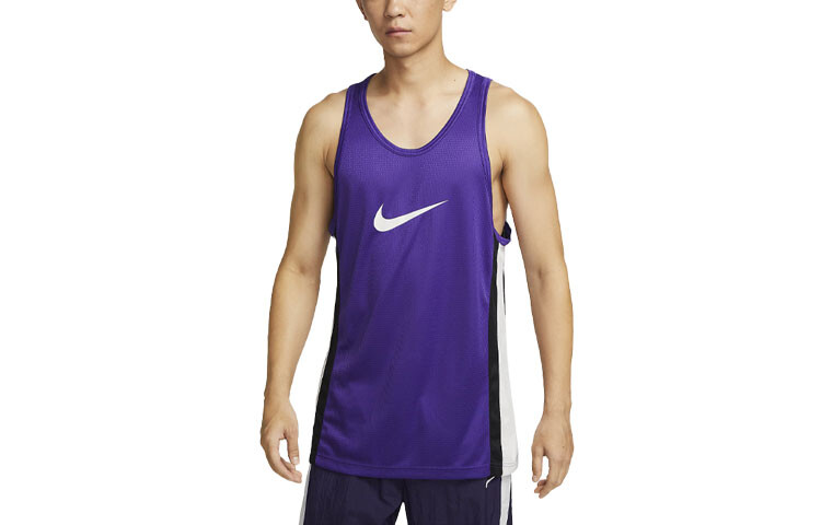 

Баскетбольная майка Dri-Fit мужская фиолетовая Nike, фиолетовый