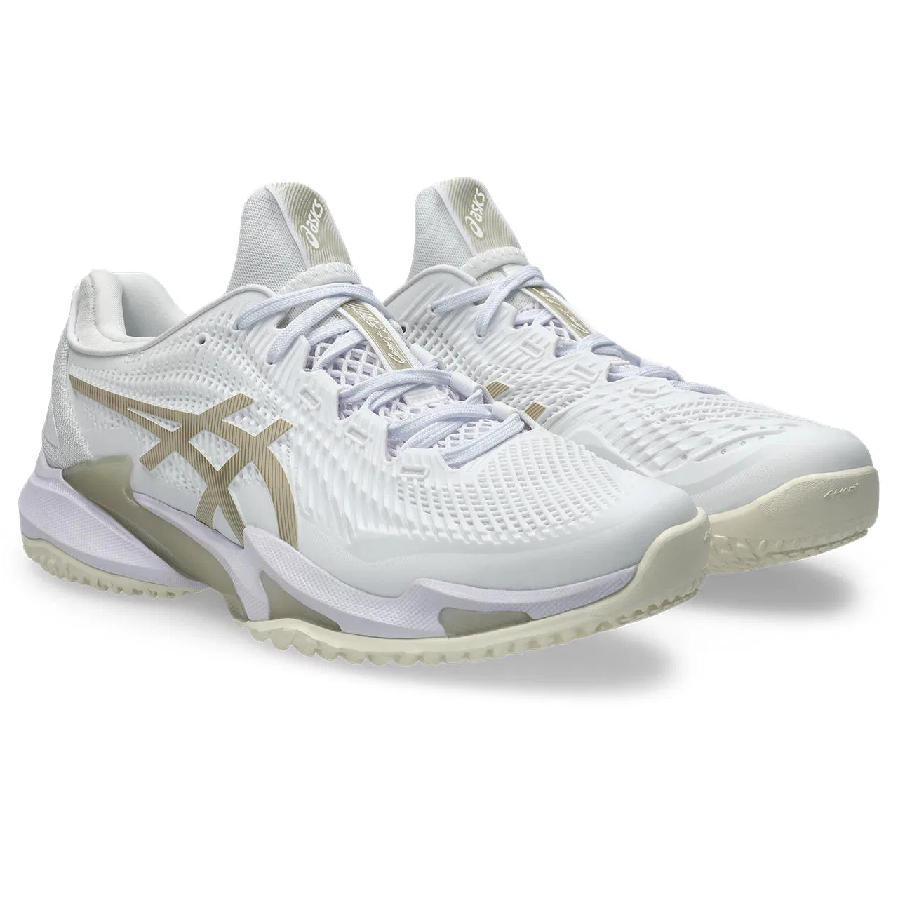 Мужские теннисные кроссовки «Court FF 3 OC» от ASICS, White-Putty (107)