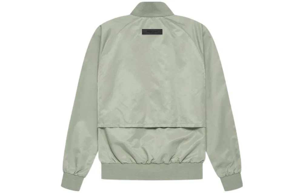 Бейсбольная куртка Fear Of God Essentials Kids Seaf Gray Green — фото 3