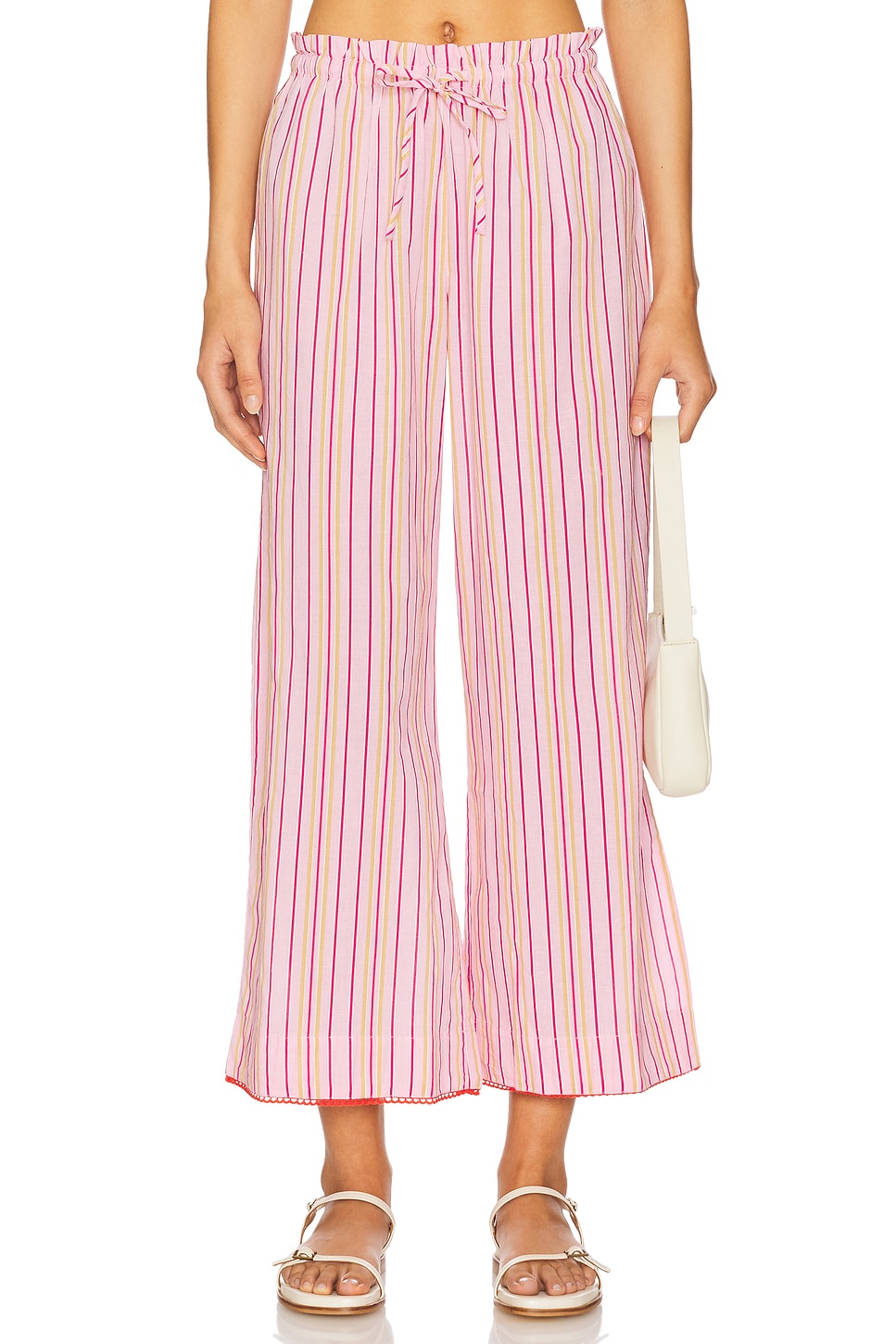 

Cosima брюки свободного кроя Damson Madder, pink stripe