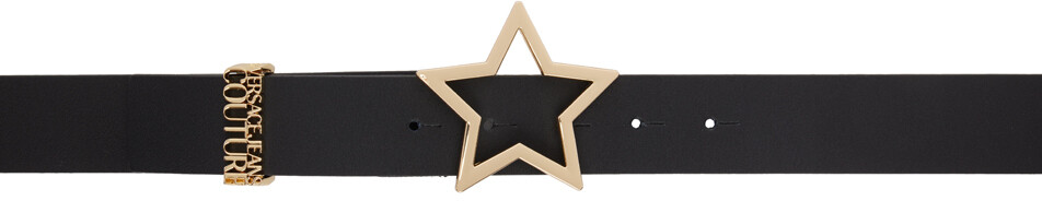 

Ремень с логотипом Black Star Versace Jeans Couture