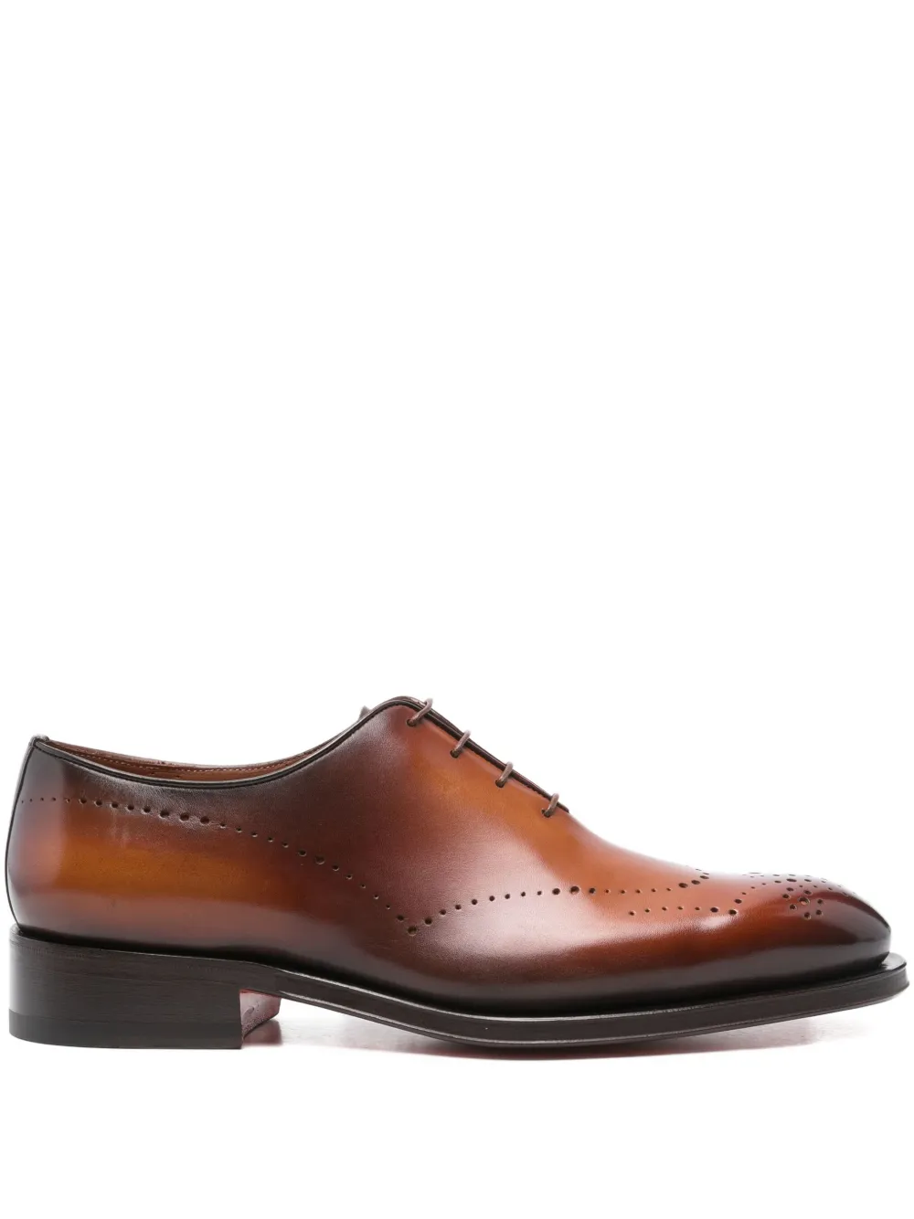 

Оксфорды с перфорацией Santoni, коричневый