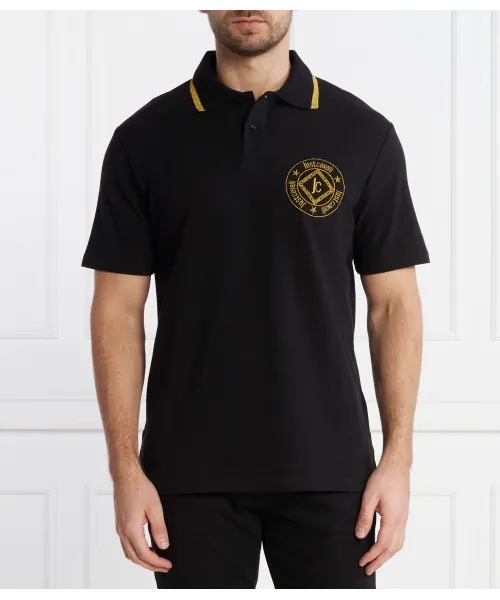 

Футболка поло Regular fit Just Cavalli, черный