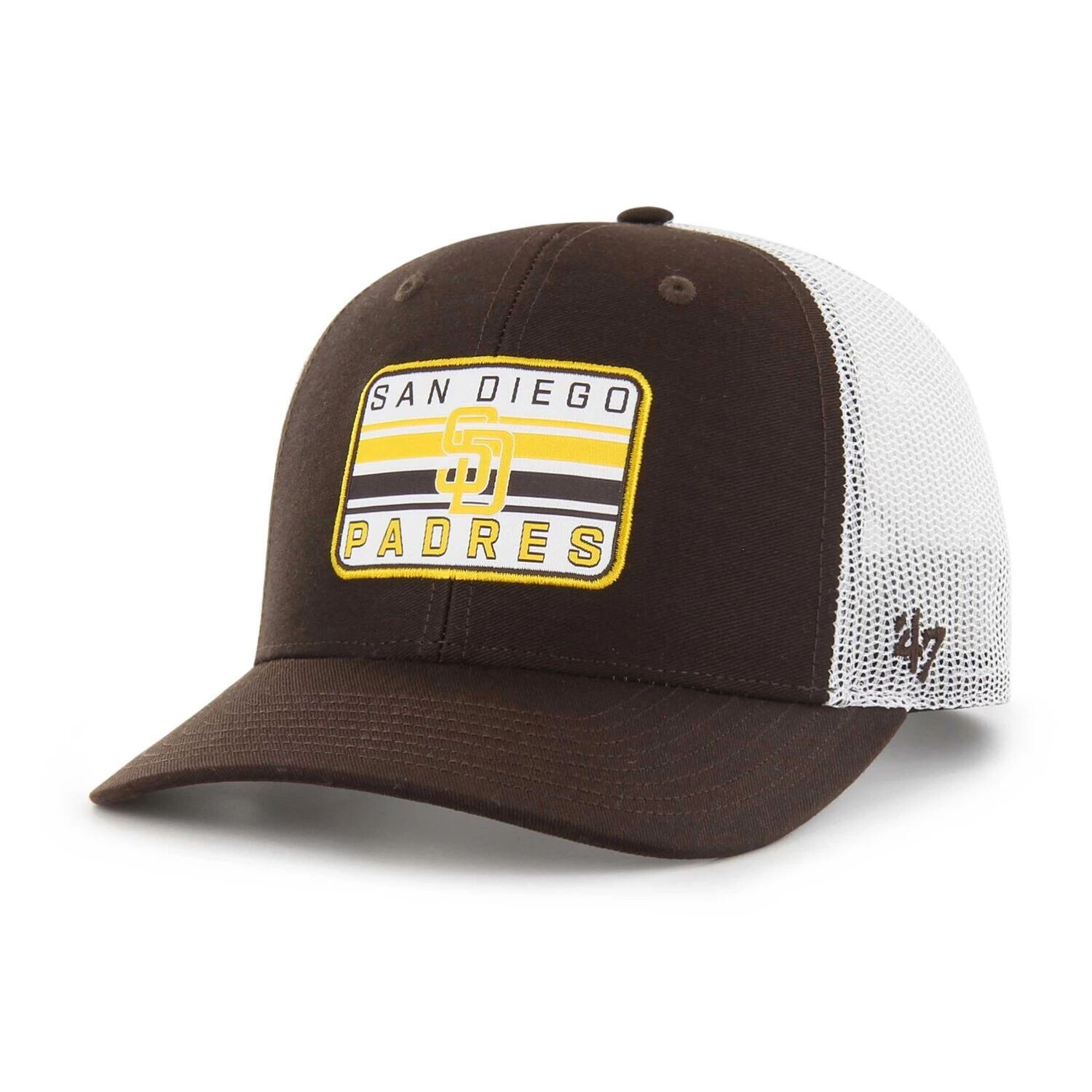 

Мужская коричневая регулируемая кепка San Diego Padres Drifter Trucker '47
