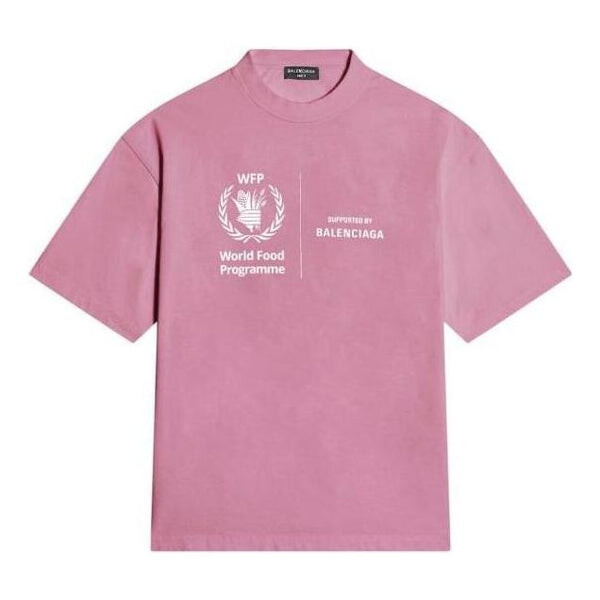 

Футболка x wfp t-shirt medium fit 'pink' Balenciaga, розовый