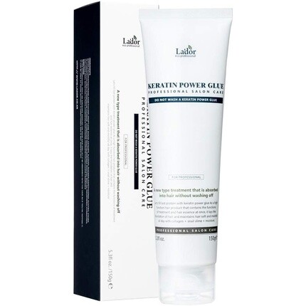 

Keratin Power Glue Профессиональный салонный уход с коллагеном и маслом моринги, Lador