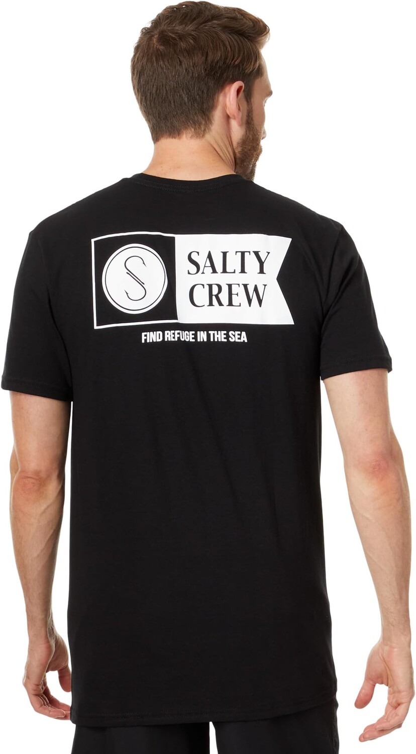 

Футболка Alpha Standard с короткими рукавами Salty Crew, черный