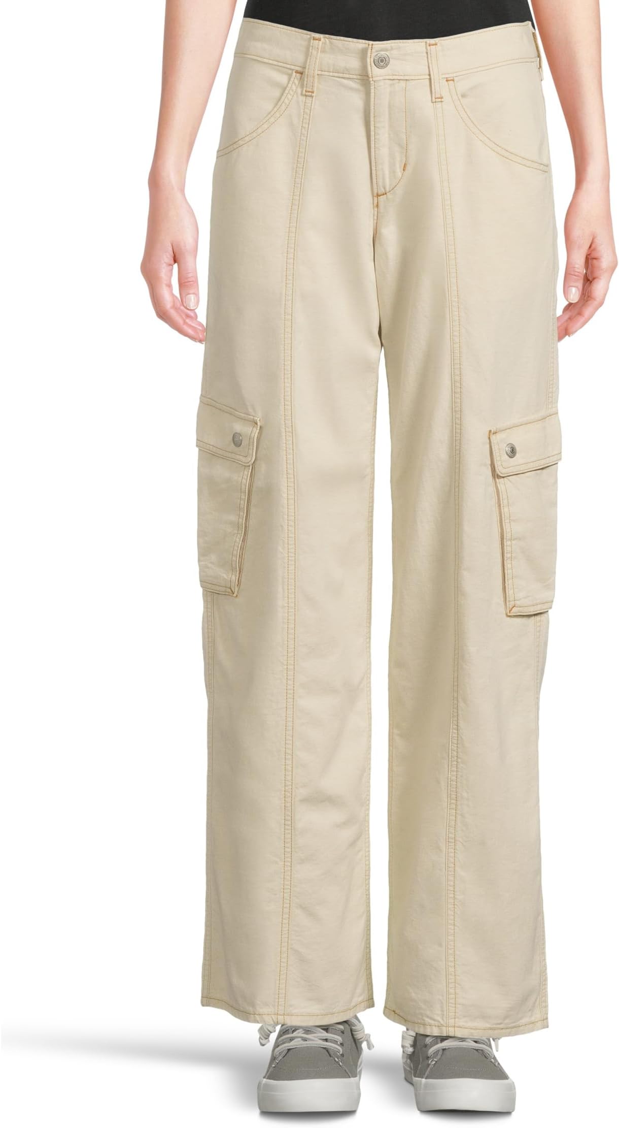 

Брюки Levi's Womens Superlow Loose Cargo, цвет Breezy Ecru