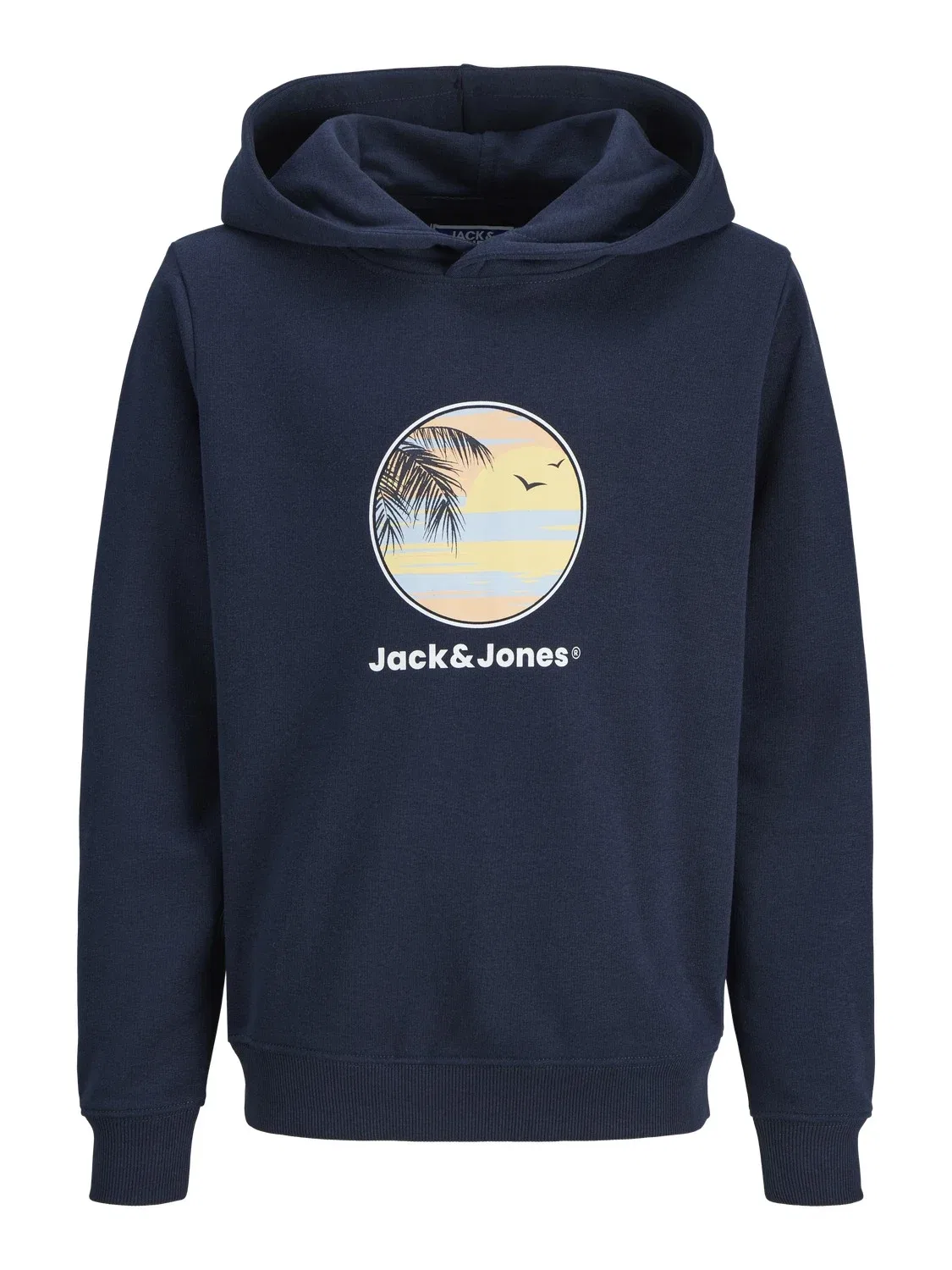 Свитшот с капюшоном JACK & JONES Junior, navy blazer