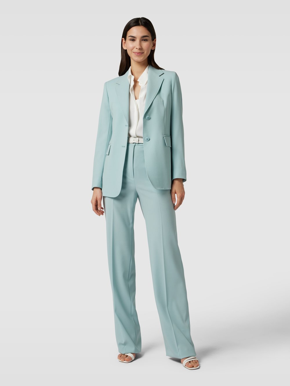 

Новые шерстяные брюки с карманами Max Mara Studio, мятный