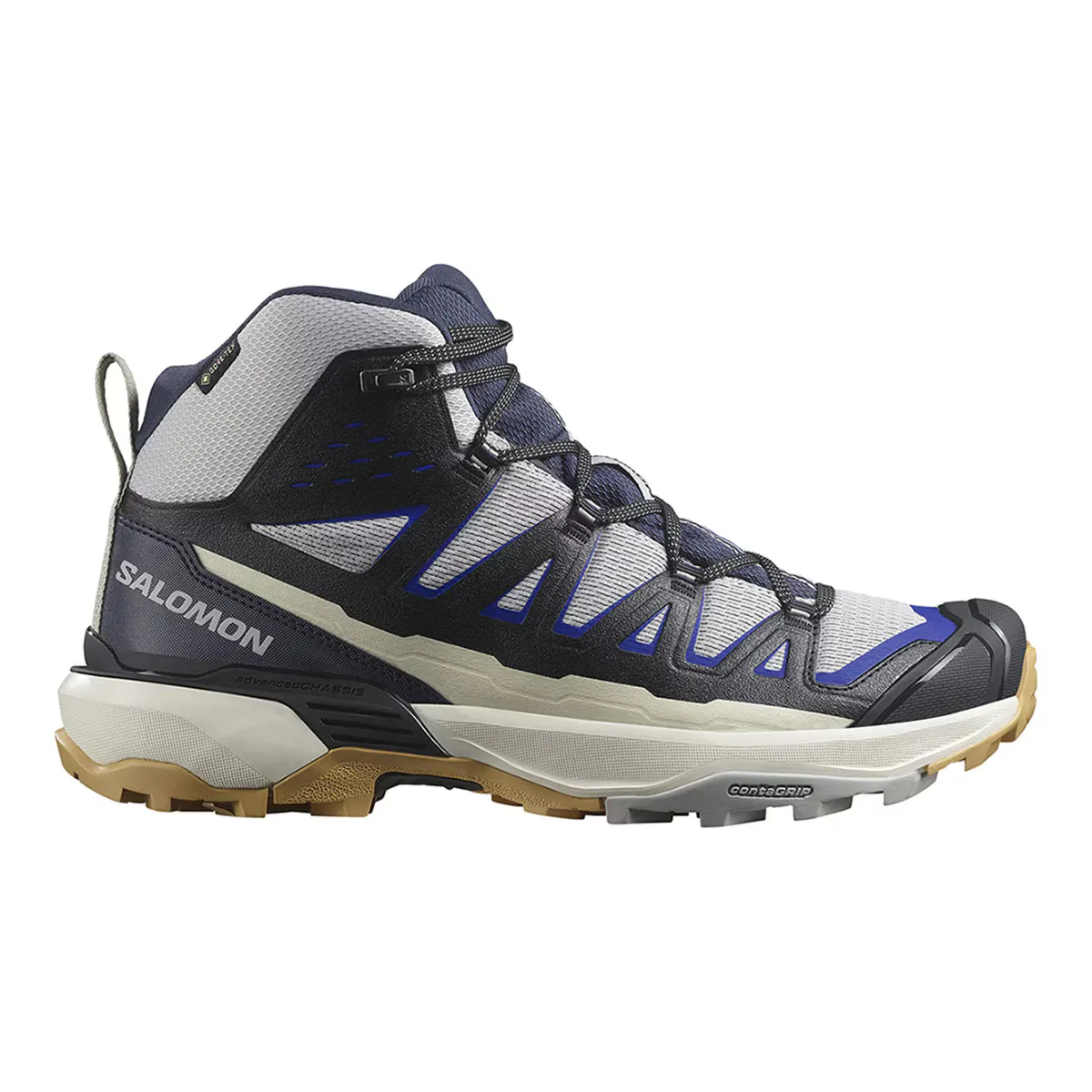 

Мужские походные ботинки Salomon X Ultra 360 Edge Mid Gore-Tex, серый/пурпурный