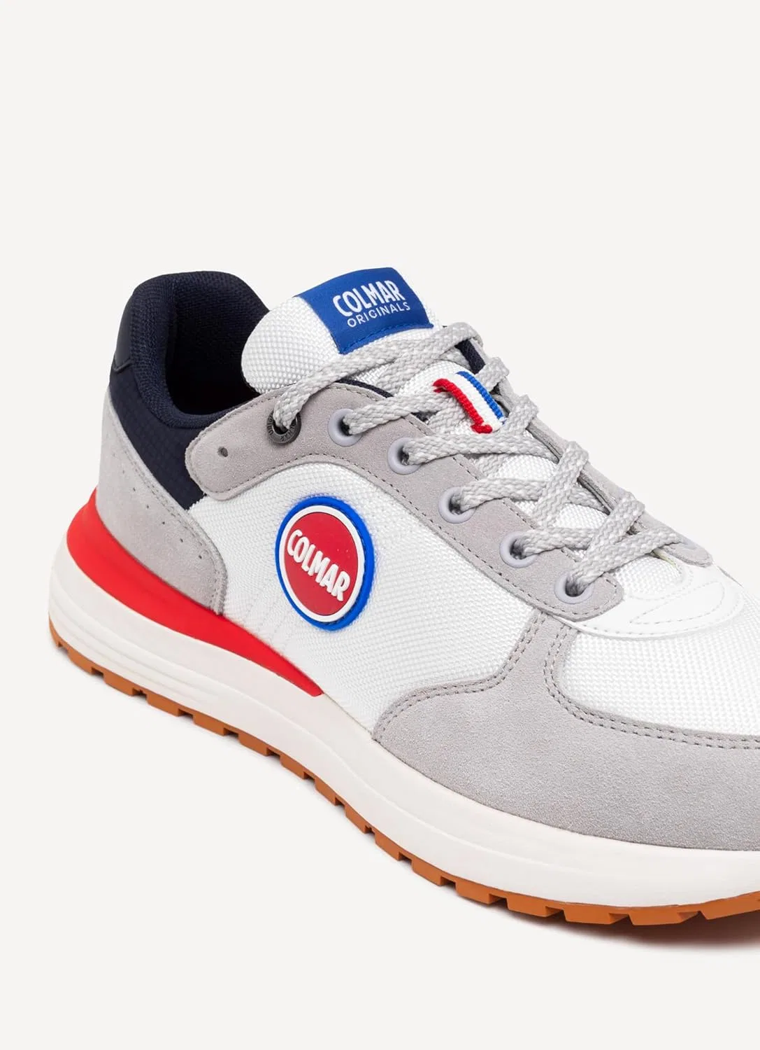 Кроссовки Colmar Unisex Travis Originals Zapatillas, White Red Navy — фото 3
