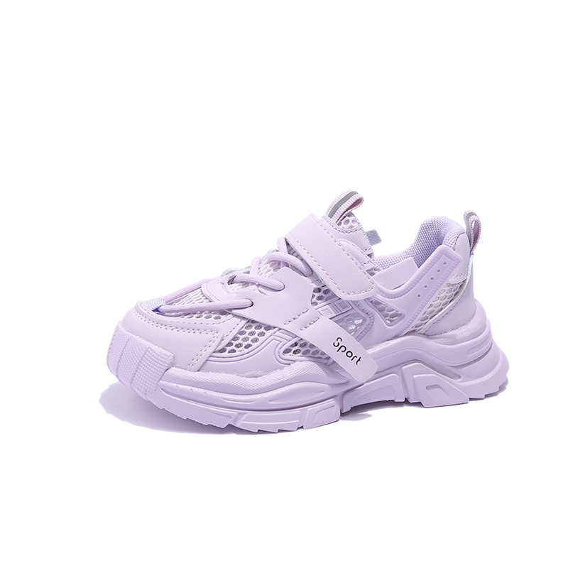 

Нескользящие, износостойкие, дышащие низкие повседневные кроссовки для детей SHIBU, белый