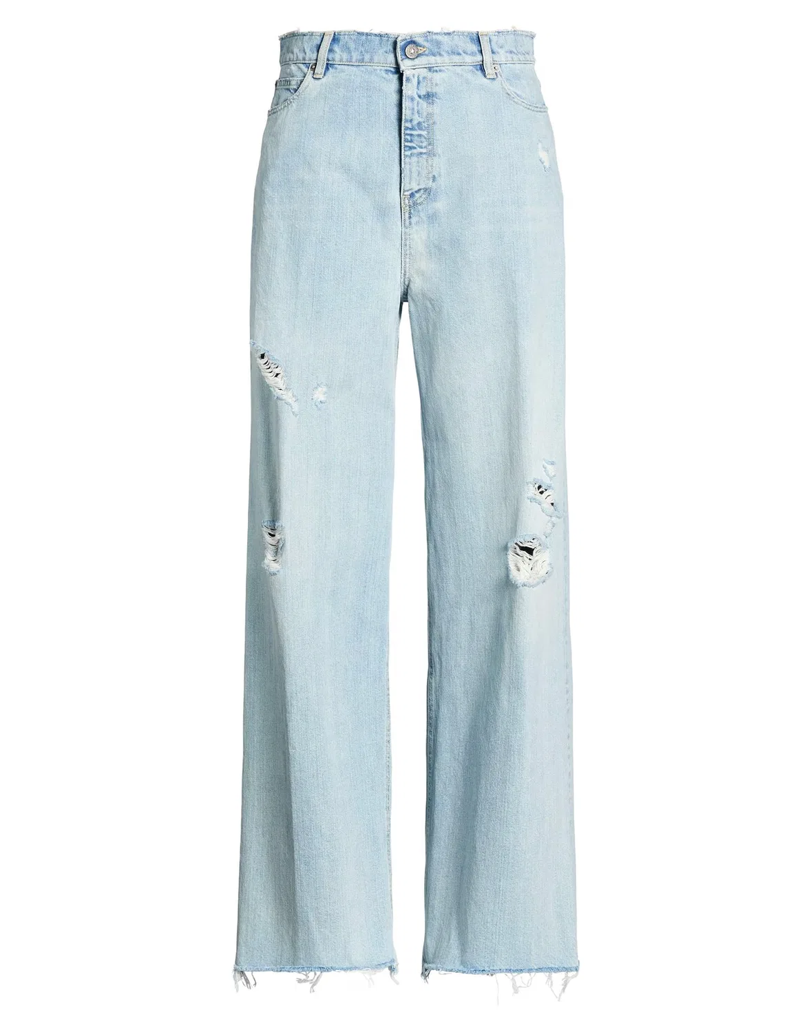 Джинсы wide-leg GOLDEN GOOSE синие